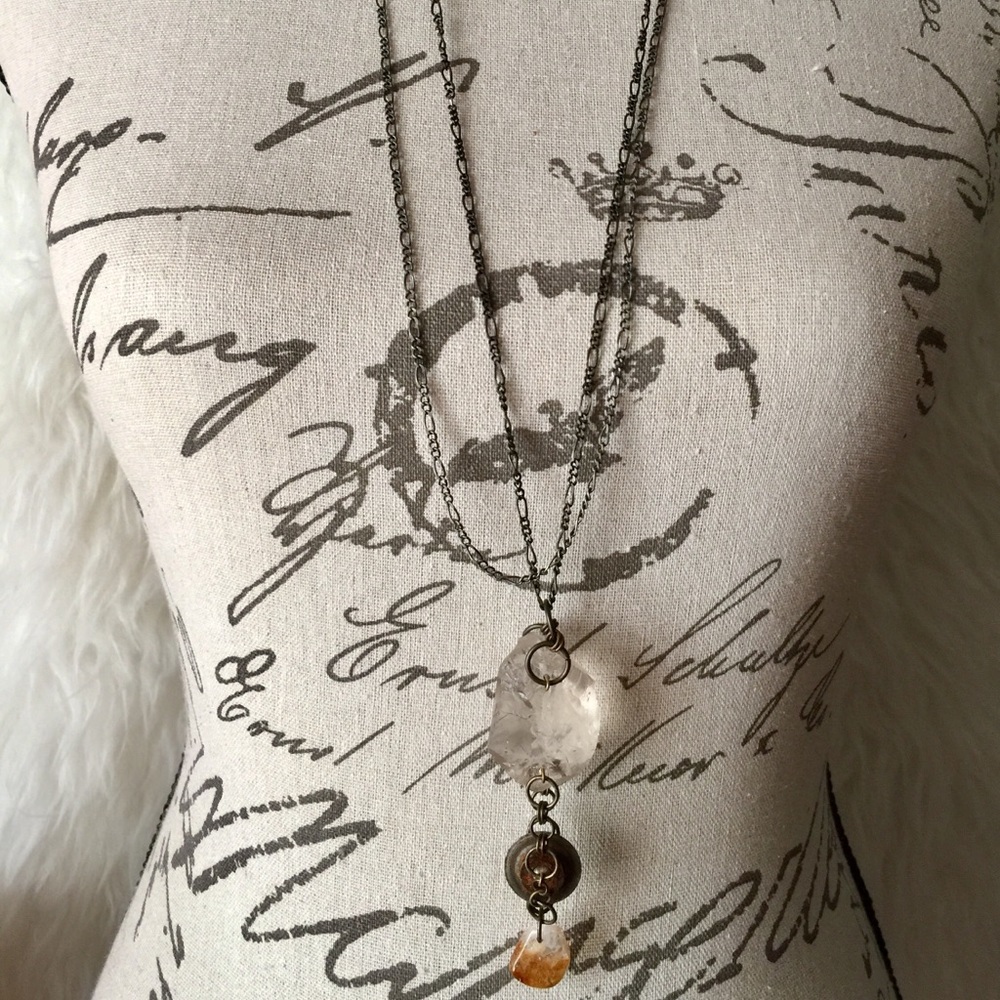 Mixed Media Artisan Necklace, Xtra Chain & Pendant